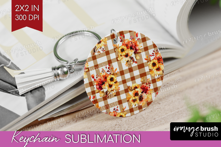 Cozy Autumn Keychain PNG - Harvest Season Keychain
