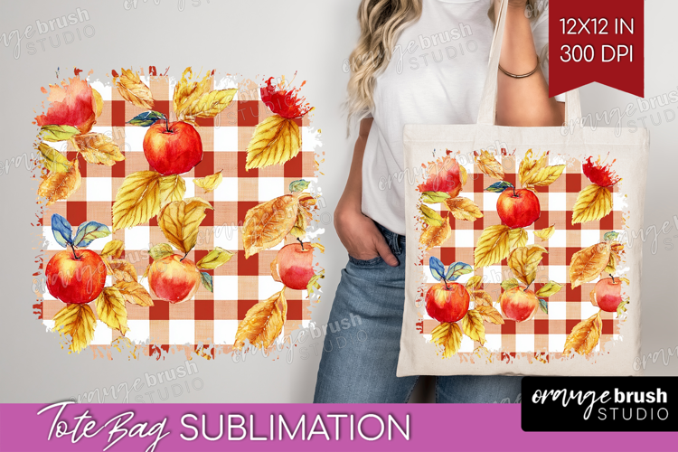 Cozy Autumn Tote Bag - Harvest Season Tote Bag PNG