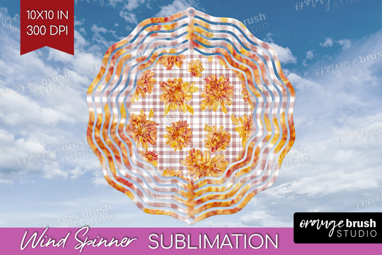 Cozy Autumn Wind Spinner Sublimation PNG - Harvest Season