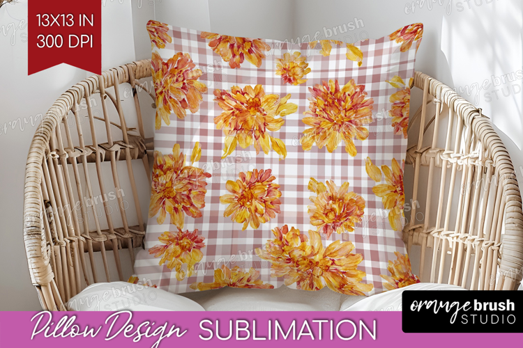 Cozy Autumn Pillow Sublimation - Harvest Season Pillow Cover