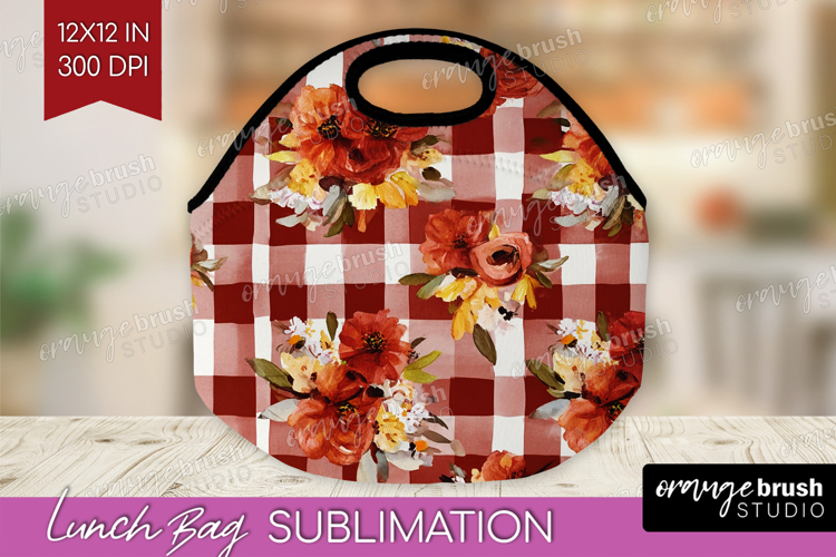 Cozy Autumn Lunch Bag - Harvest Season Lunch Bug PNG