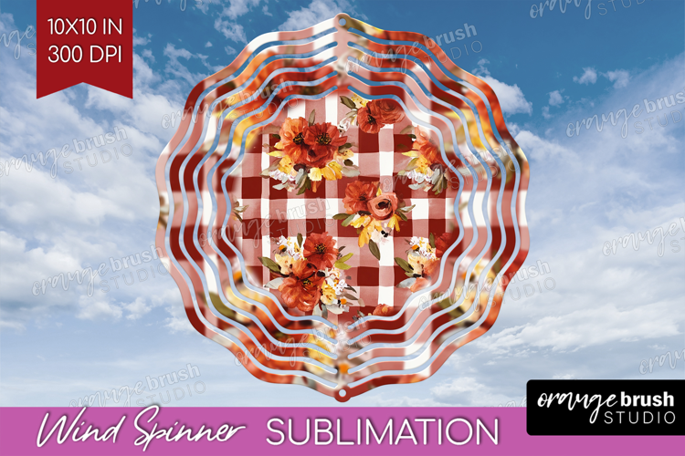 Cozy Autumn Wind Spinner Sublimation PNG - Harvest Season