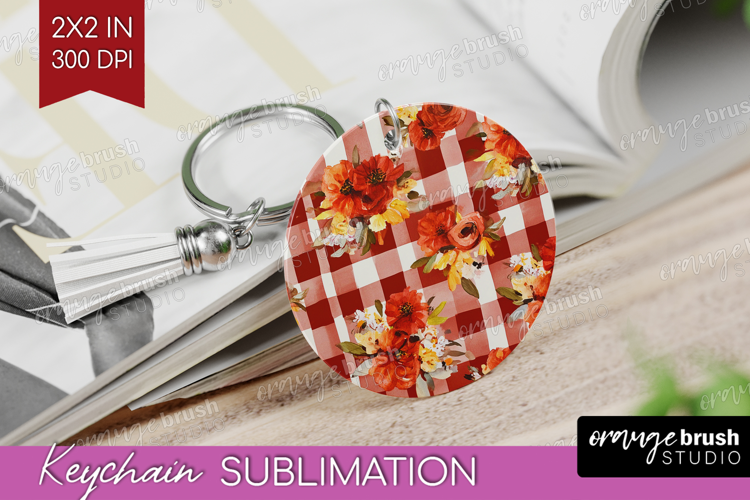 Cozy Autumn Keychain PNG - Harvest Season Keychain