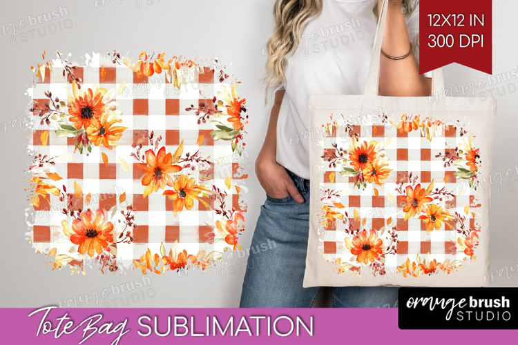 Cozy Autumn Tote Bag - Harvest Season Tote Bag PNG