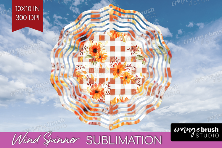 Cozy Autumn Wind Spinner Sublimation PNG - Harvest Season