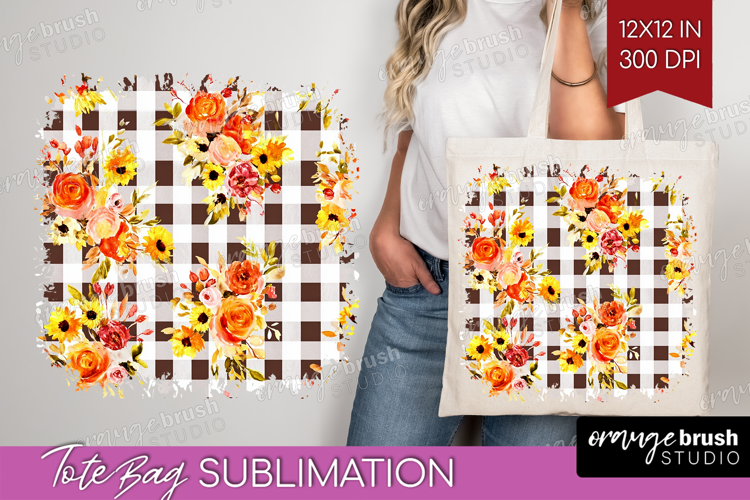 Cozy Autumn Tote Bag - Harvest Season Tote Bag PNG