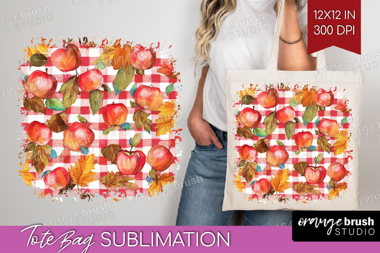 Cozy Autumn Tote Bag - Harvest Season Tote Bag PNG