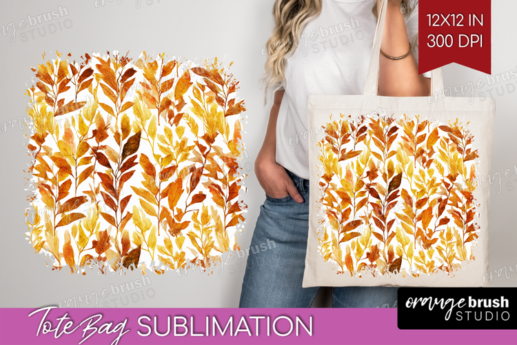 Cozy Autumn Tote Bag - Harvest Season Tote Bag PNG