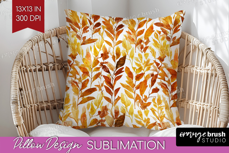 Cozy Autumn Pillow Sublimation - Harvest Season Pillow Cover