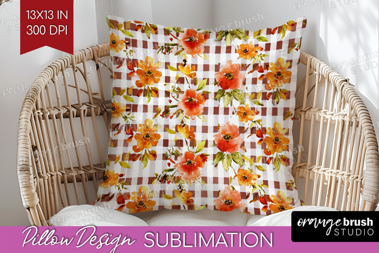 Cozy Autumn Pillow Sublimation - Harvest Season Pillow Cover