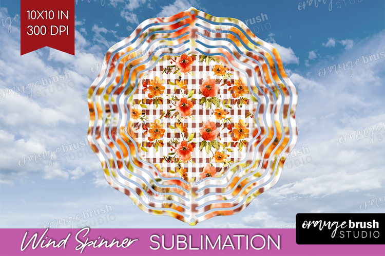 Cozy Autumn Wind Spinner Sublimation PNG - Harvest Season