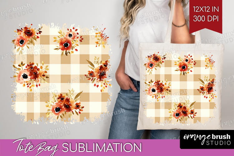 Cozy Autumn Tote Bag - Harvest Season Tote Bag PNG