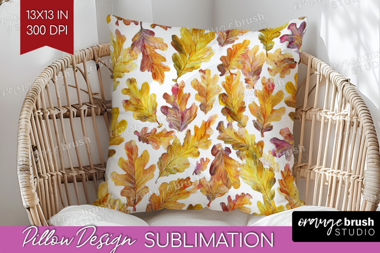 Cozy Autumn Pillow Sublimation - Harvest Season Pillow Cover