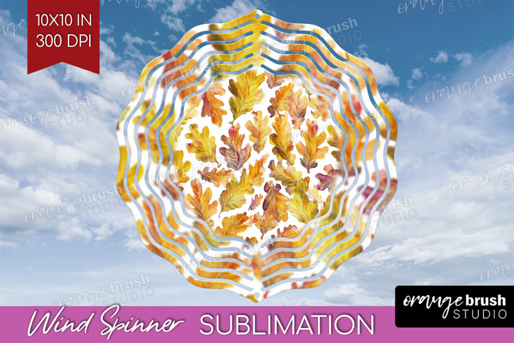 Cozy Autumn Wind Spinner Sublimation PNG - Harvest Season