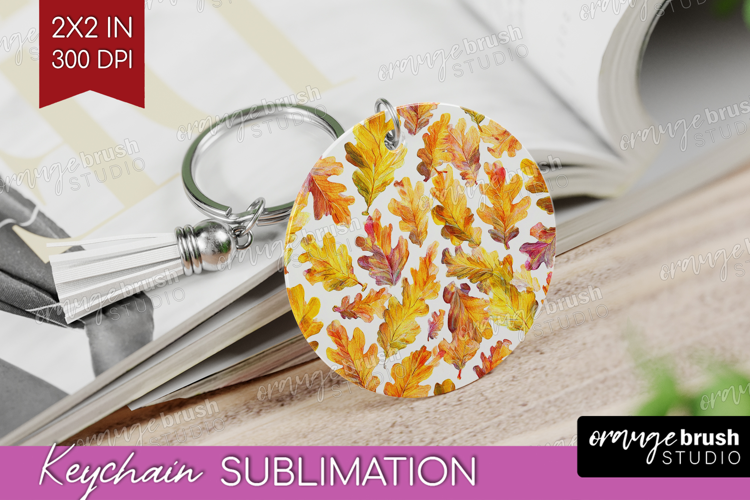 Cozy Autumn Keychain PNG - Harvest Season Keychain