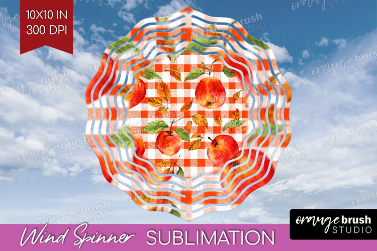 Cozy Autumn Wind Spinner Sublimation PNG - Harvest Season