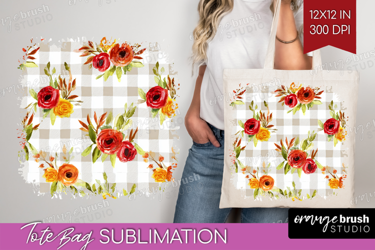 Cozy Autumn Tote Bag - Harvest Season Tote Bag PNG