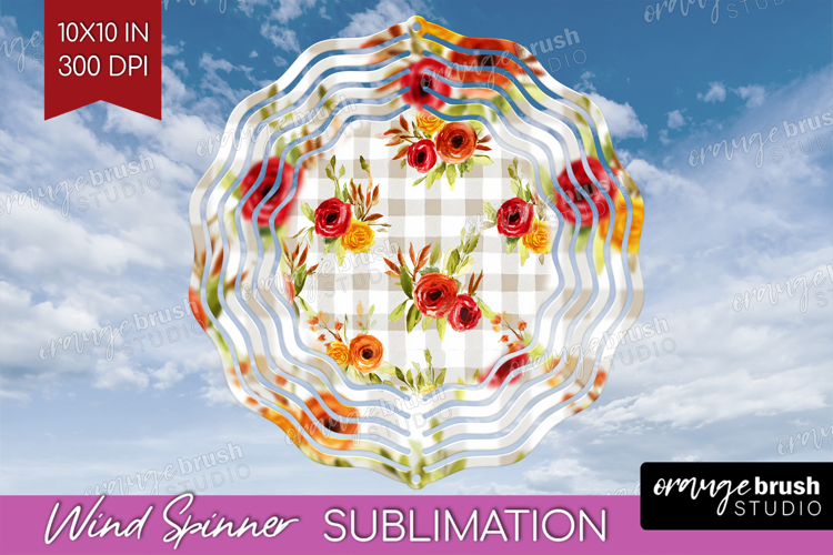 Cozy Autumn Wind Spinner Sublimation PNG - Harvest Season