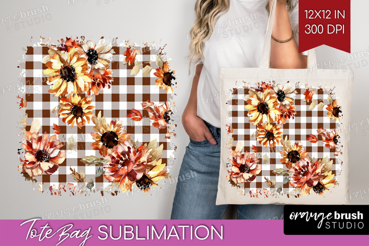 Cozy Autumn Tote Bag - Harvest Season Tote Bag PNG