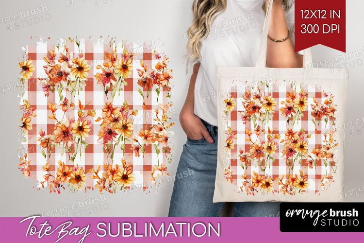 Cozy Autumn Tote Bag - Harvest Season Tote Bag PNG