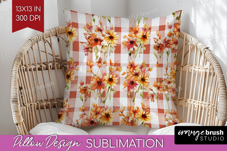 Cozy Autumn Pillow Sublimation - Harvest Season Pillow Cover