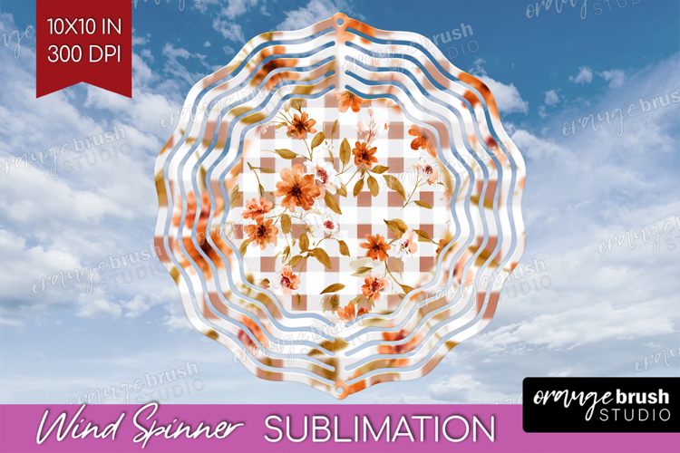 Cozy Autumn Wind Spinner Sublimation PNG - Harvest Season