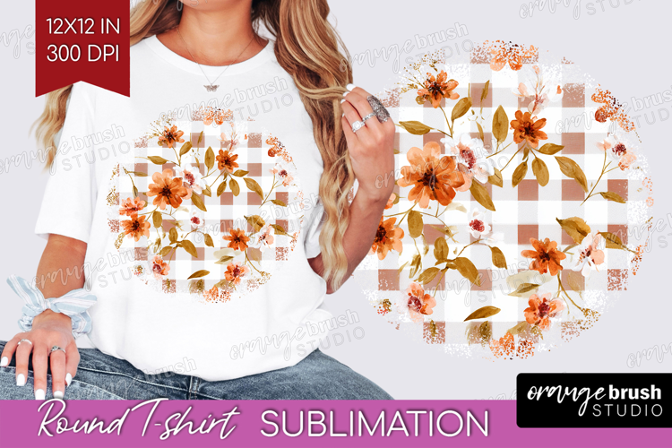 Cozy Autumn Round Tshirt Background - Harvest Season PNG