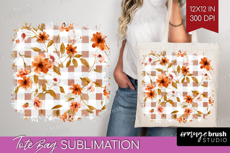 Cozy Autumn Tote Bag - Harvest Season Tote Bag PNG