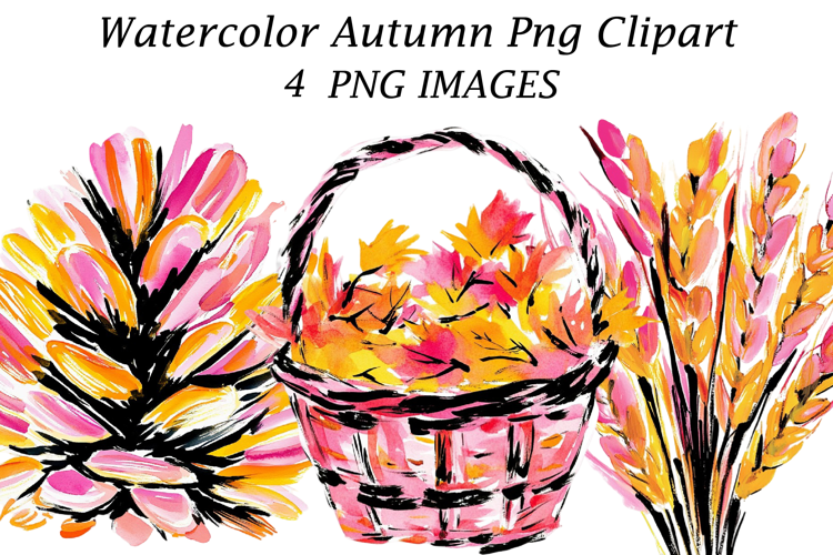 Watercolor Autumn Png Clipart