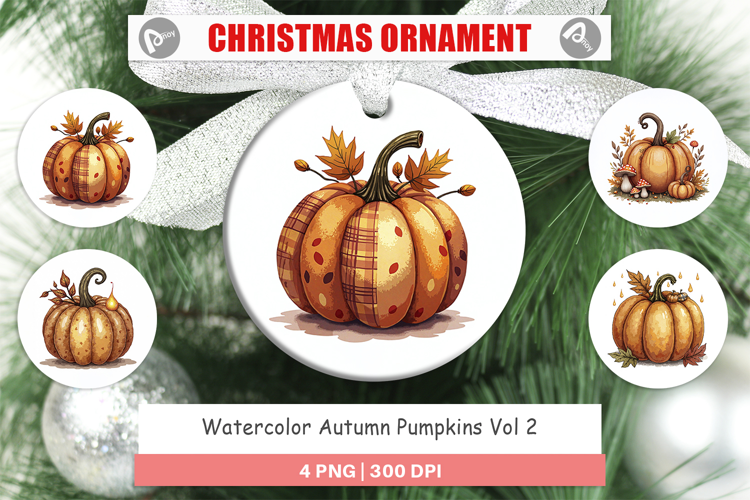 Autumn Pumpkins Ornament