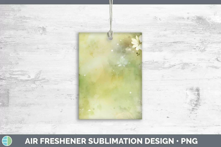 Watercolor Avocado Air Freshener Sublimation Car Freshener D