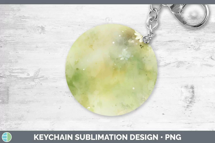 Watercolor Avocado Keychain Sublimation Keyring Designs
