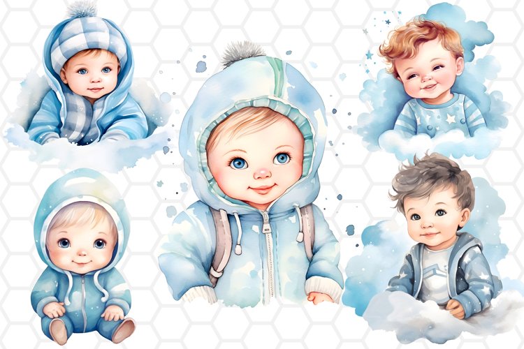 Baby Boy Clipart Image 24