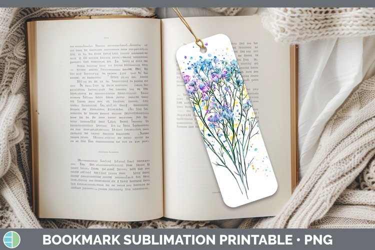 GorgeousWatercolor Bookmark design.