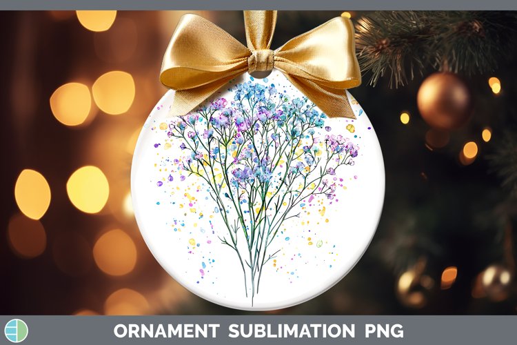 GorgeousWatercolor Ornament design.