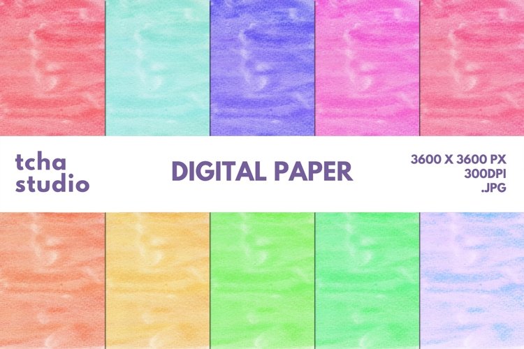 Watercolor Background Digital Papers 18 Background