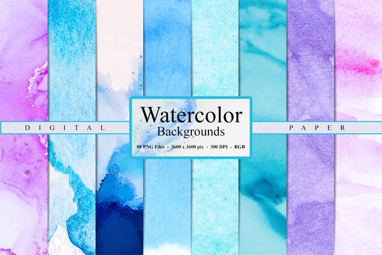 Elegant Watercolor Backgrounds Paper