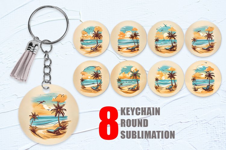 Watercolor Beach Clipart Image 15