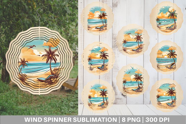 Watercolor Beach Clipart Image 11