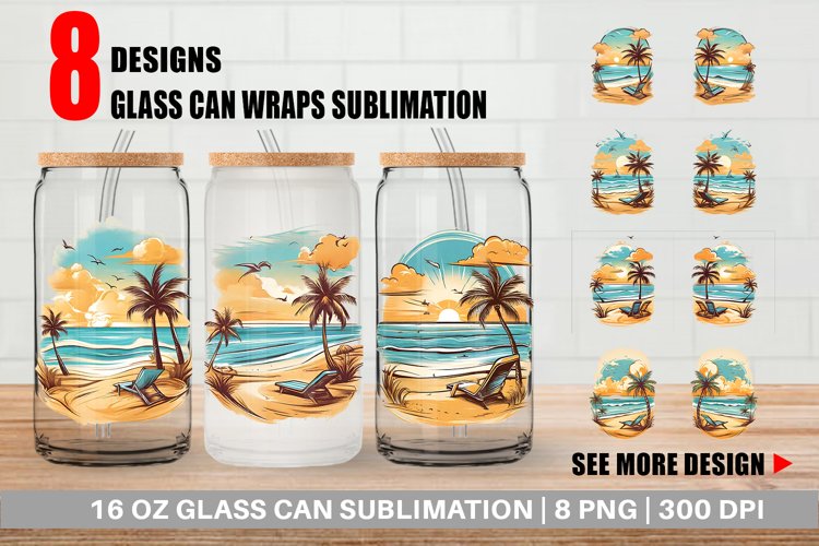 Watercolor Beach Clipart Image 5