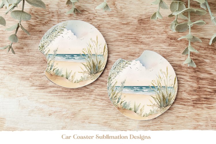 Watercolor Beach Clipart Image 21