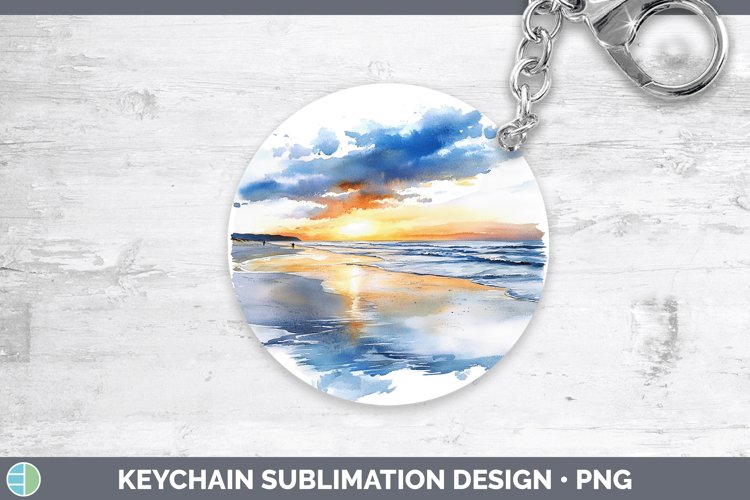 Watercolor Beach Clipart Image 17