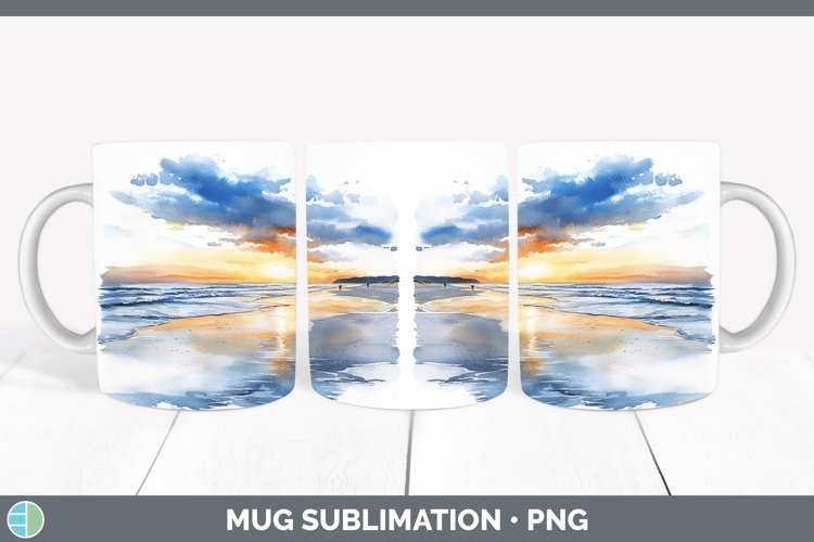 Watercolor Beach Clipart Image 16