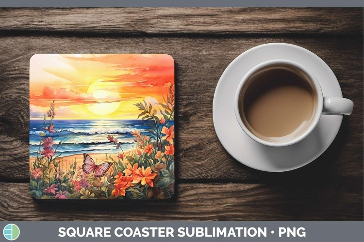 Watercolor Beach Clipart Image 23
