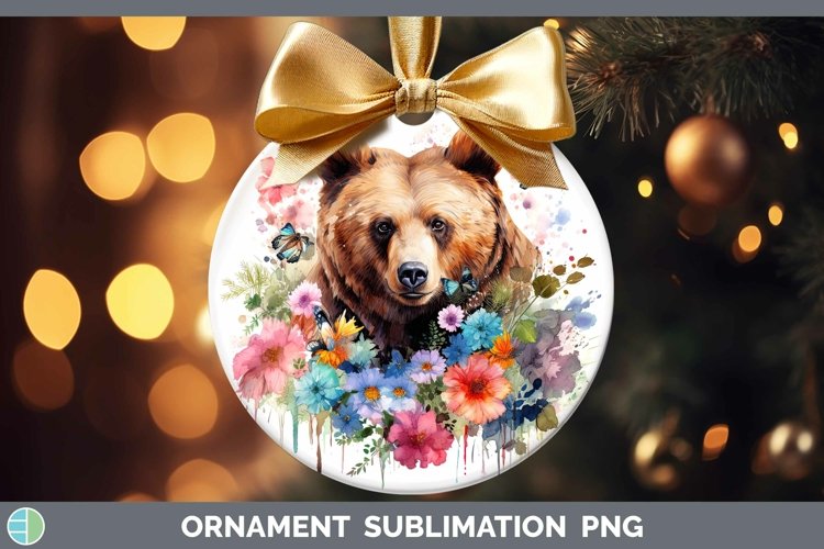 GorgeousWatercolor Ornament design.