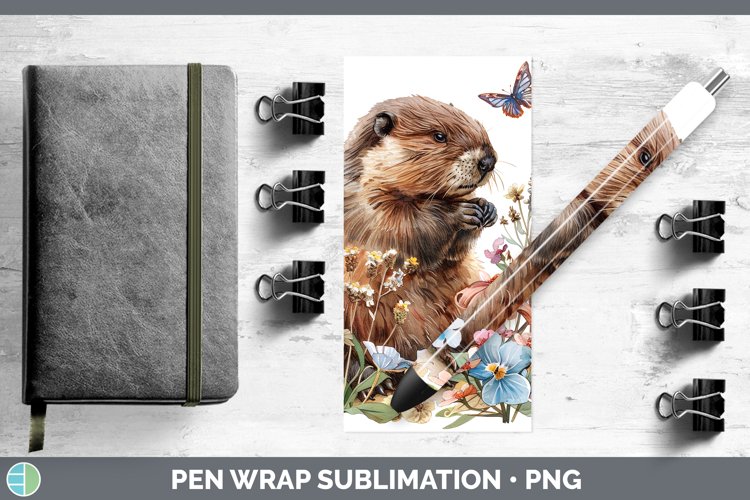 GorgeousWatercolor Pen Wrap design.