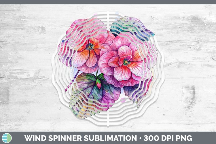 GorgeousWatercolor Wind Spinner design.