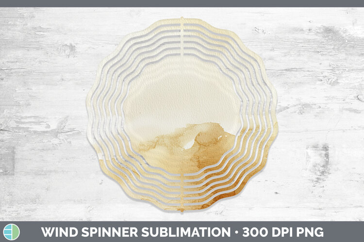 GorgeousWatercolor Wind Spinner design.