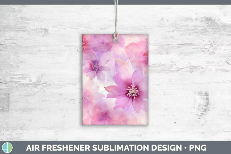 Watercolor Berry Air Freshener Sublimation Car Freshener Des
