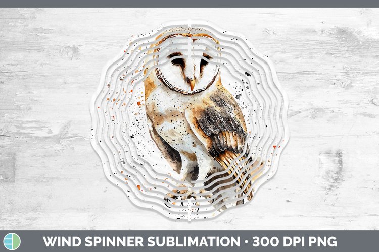 GorgeousWatercolor Bird Wind Spinner design.